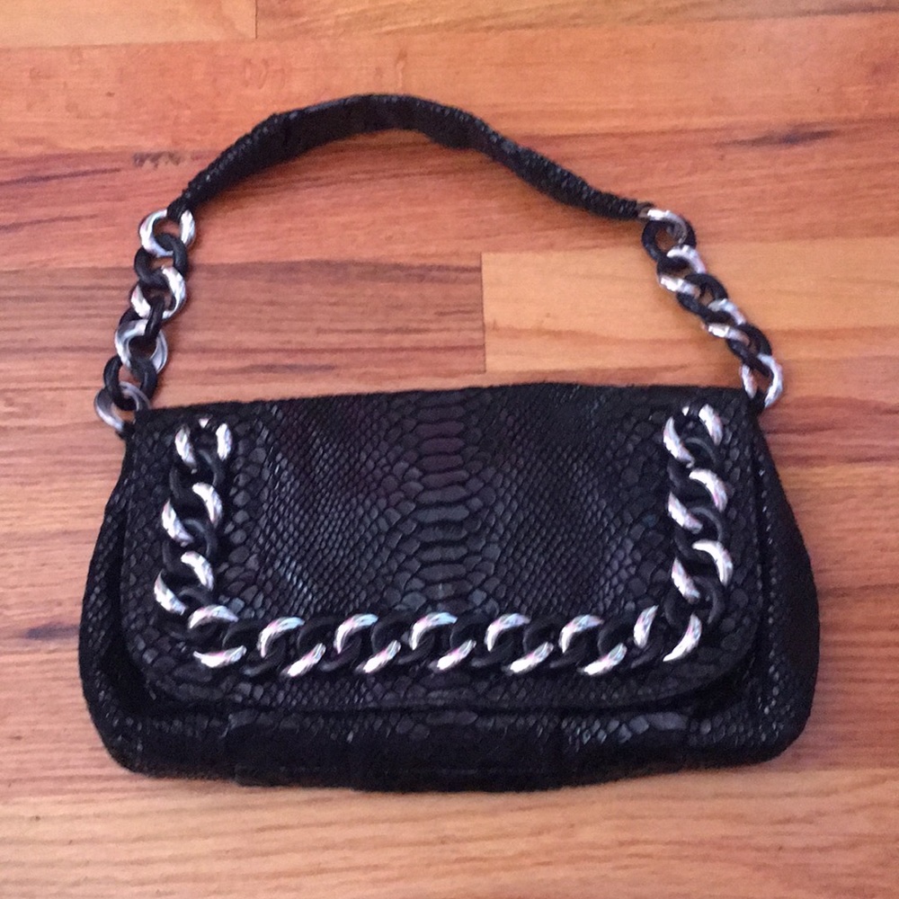 Black Snake Skin Michael Kors Bag